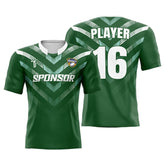 Custom Emerald Pro Match Rugby Jersey